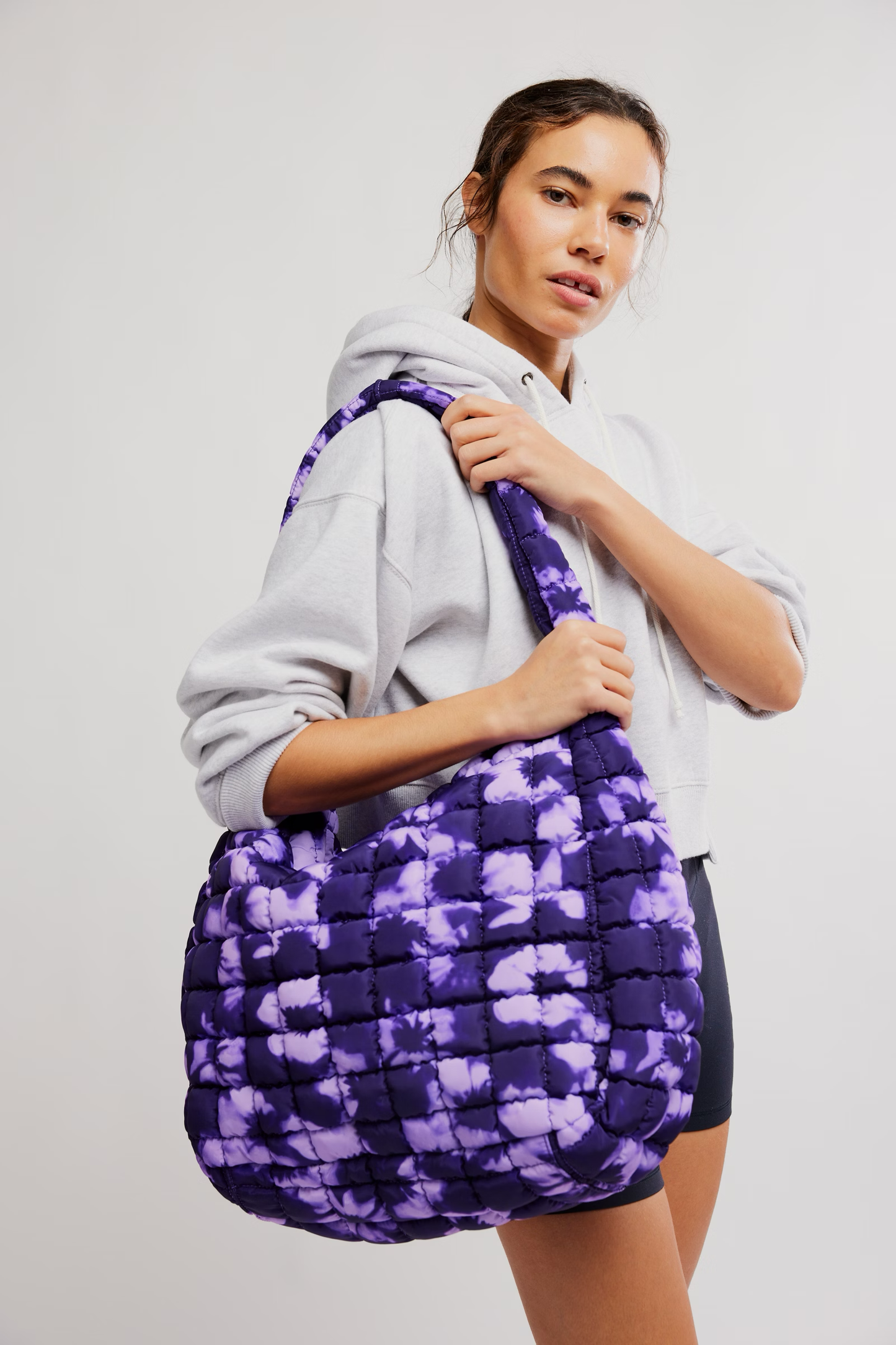 FP Movement PRINTED CARRYALL / VIVID VIOLET TIE DYE