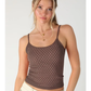 White Polka Dot Strap Cami