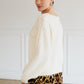 Sarah Cream Boat Neck Top