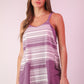 Jane Purple Striped Dress