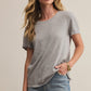 Z SUPPLY FOUNDATION SLUB TEE Classic Heather Grey