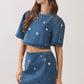 Teller Denim Mirror Top