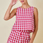 Deb Gingham Set Top