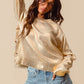 Sally Metallic Top