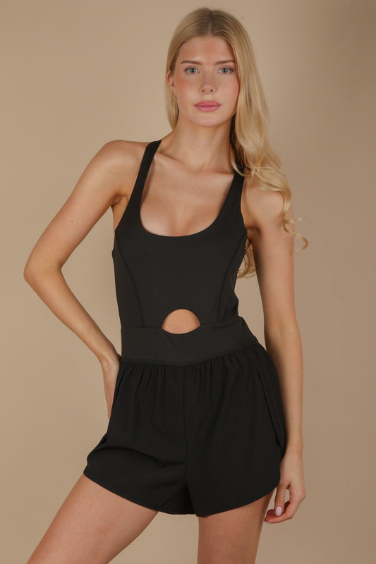 Jess Black Romper