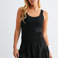 Flounce & Flow Romper Black
