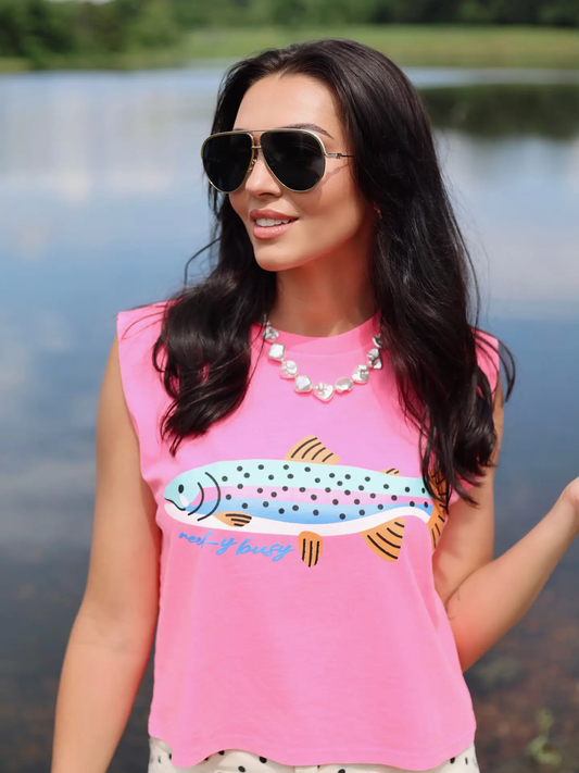 Reel Cute Rainbow Trout Tank