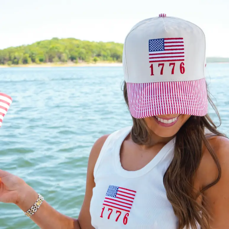 1776 American Flag Hat