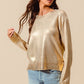 Sally Metallic Top