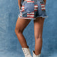 Lia Flag Denim Shorts