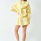Icon Sport Cotton Hoodie Set Yellow