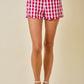 Deb Gingham Set Shorts