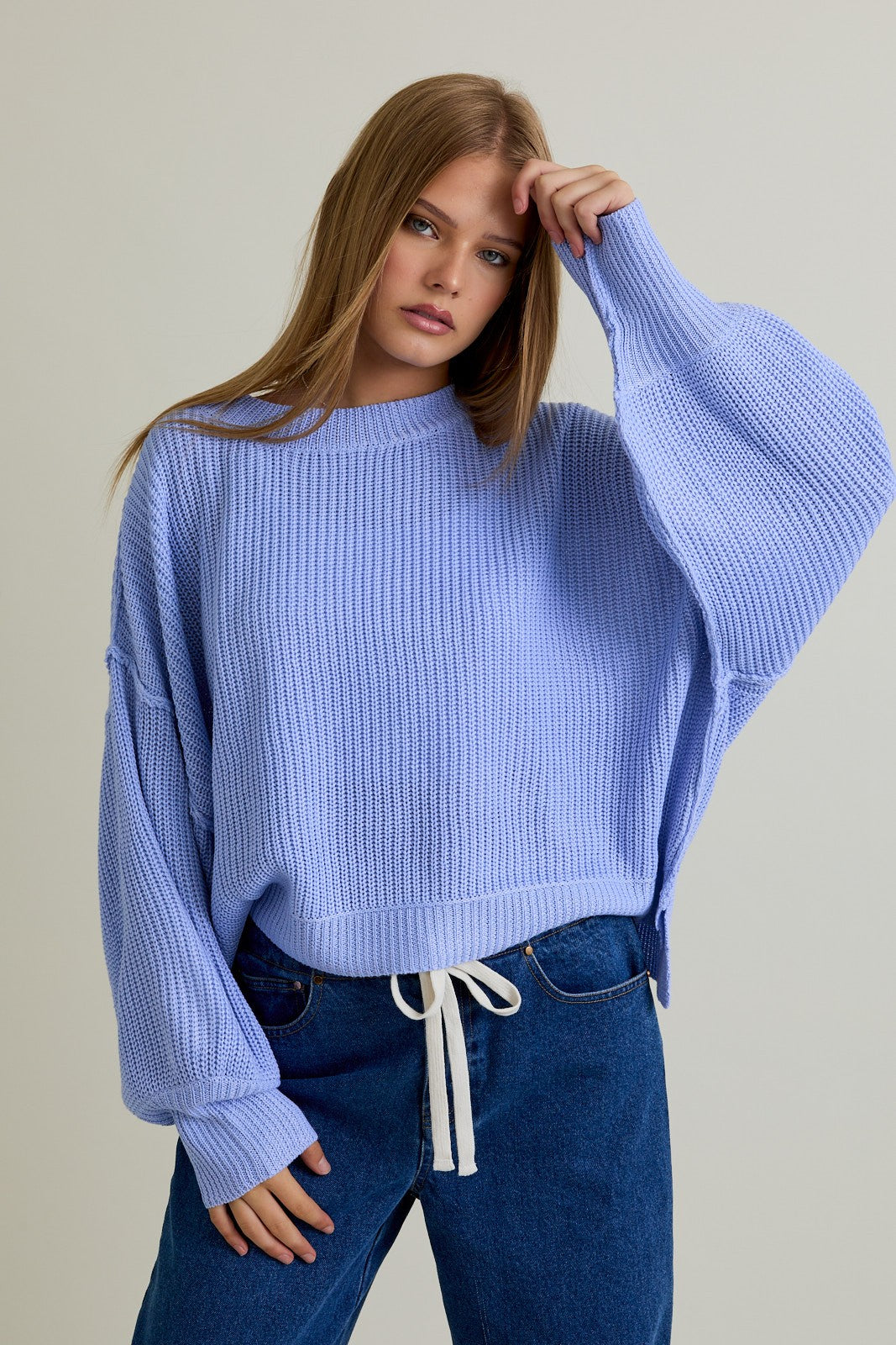 Laura Pullover Sweater Blue