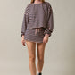 Lydia Blush Striped Set Skort
