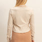 Hannah Taupe Layered Top