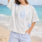 Surfboard Patchwork Tee – Coastal Summer Top