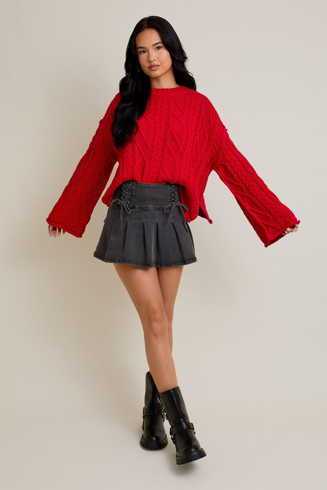 Luna Red Sweater