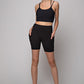 Black 6 in Biker Shorts