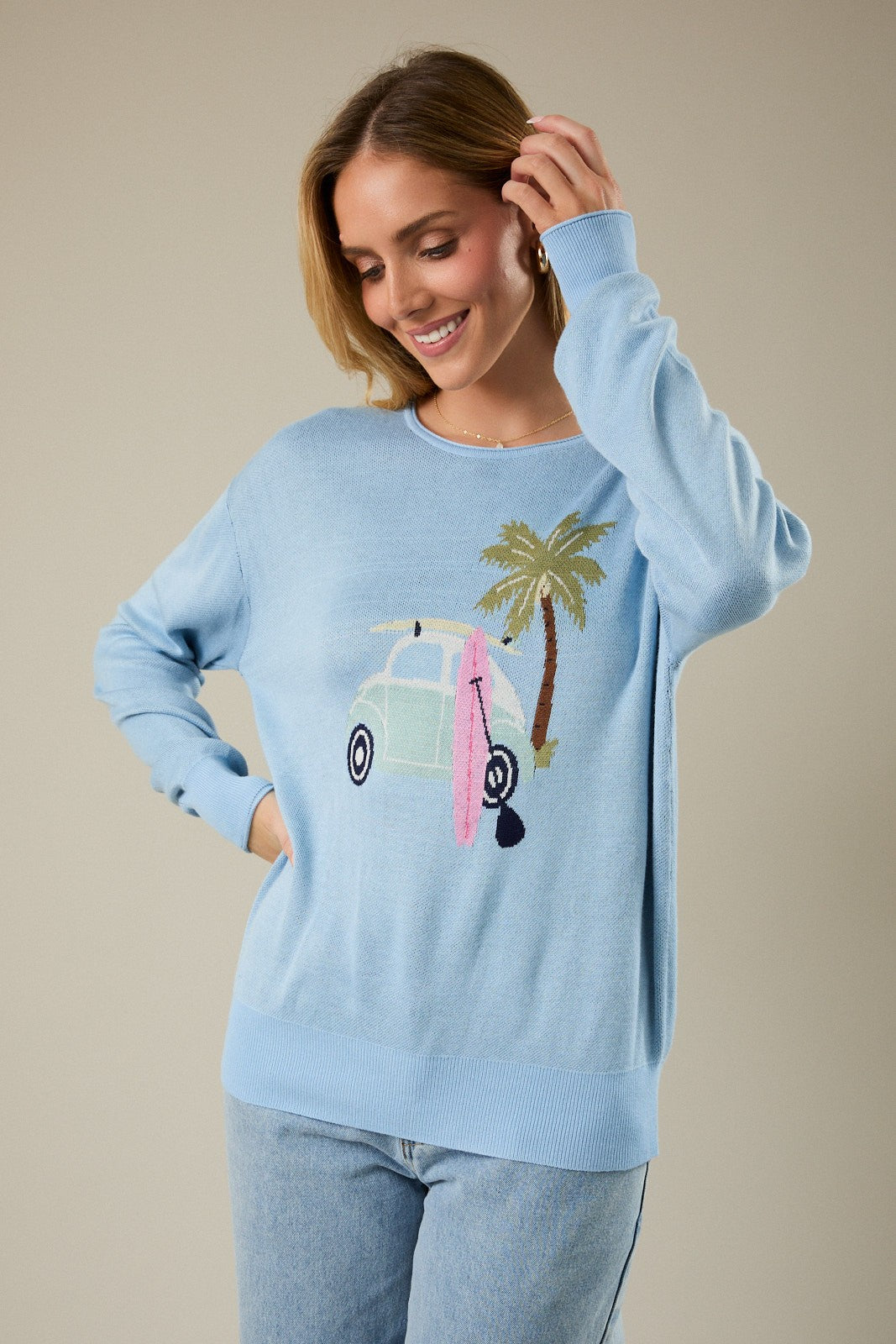 Surf Car Sweater