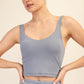 V Neck Yoga Top Rhino Grey