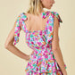 Dallas magenta dress