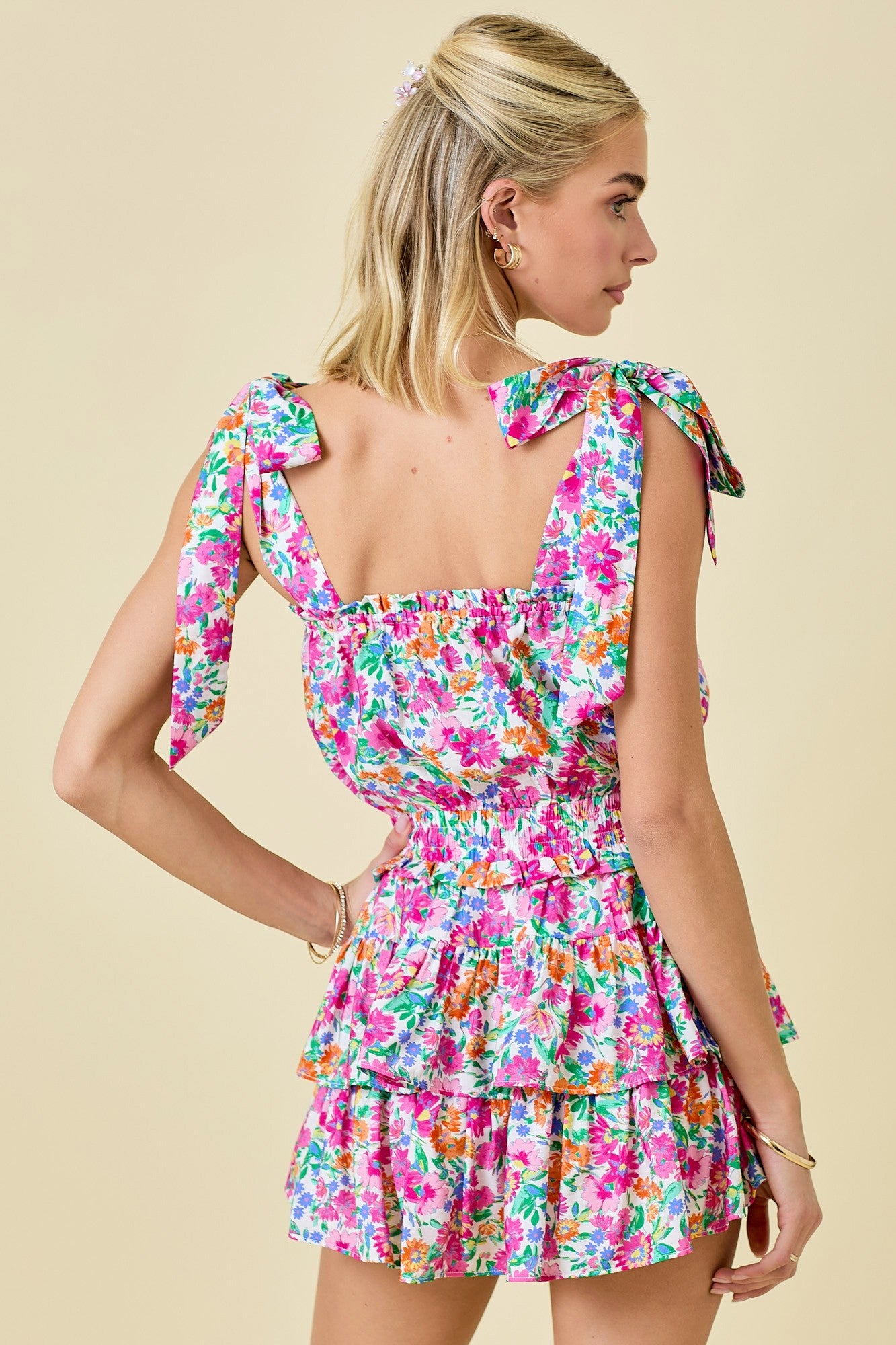 Dallas magenta dress
