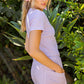 Mineral Wash Side Pocket Skort Lavender