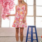 Isabella Pink Multi Dress