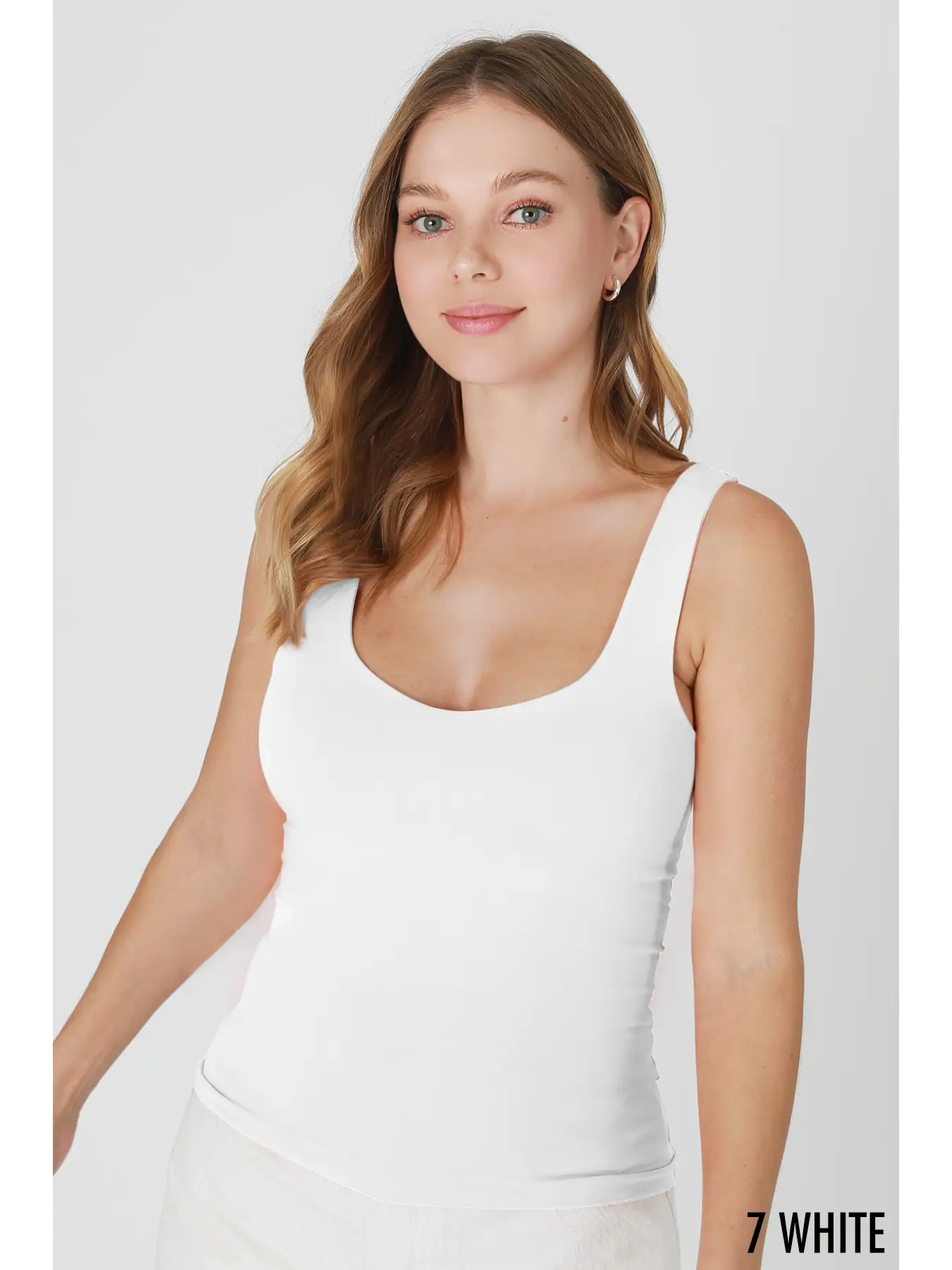 Clean Line Sweet Heart Tank MULTIPLE COLORS
