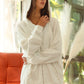 Beth Ivory Waffle Hoodie