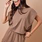 Demi Mocha and Tan Set Top