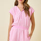 Dakota Pink Lemonade Striped Romper