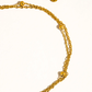 Pennie 18K Gold Non-Tarnish Layered Chain Anklets