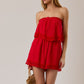 Sky Red Romper
