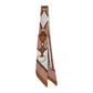Knotted Scarf Brown Heart Link