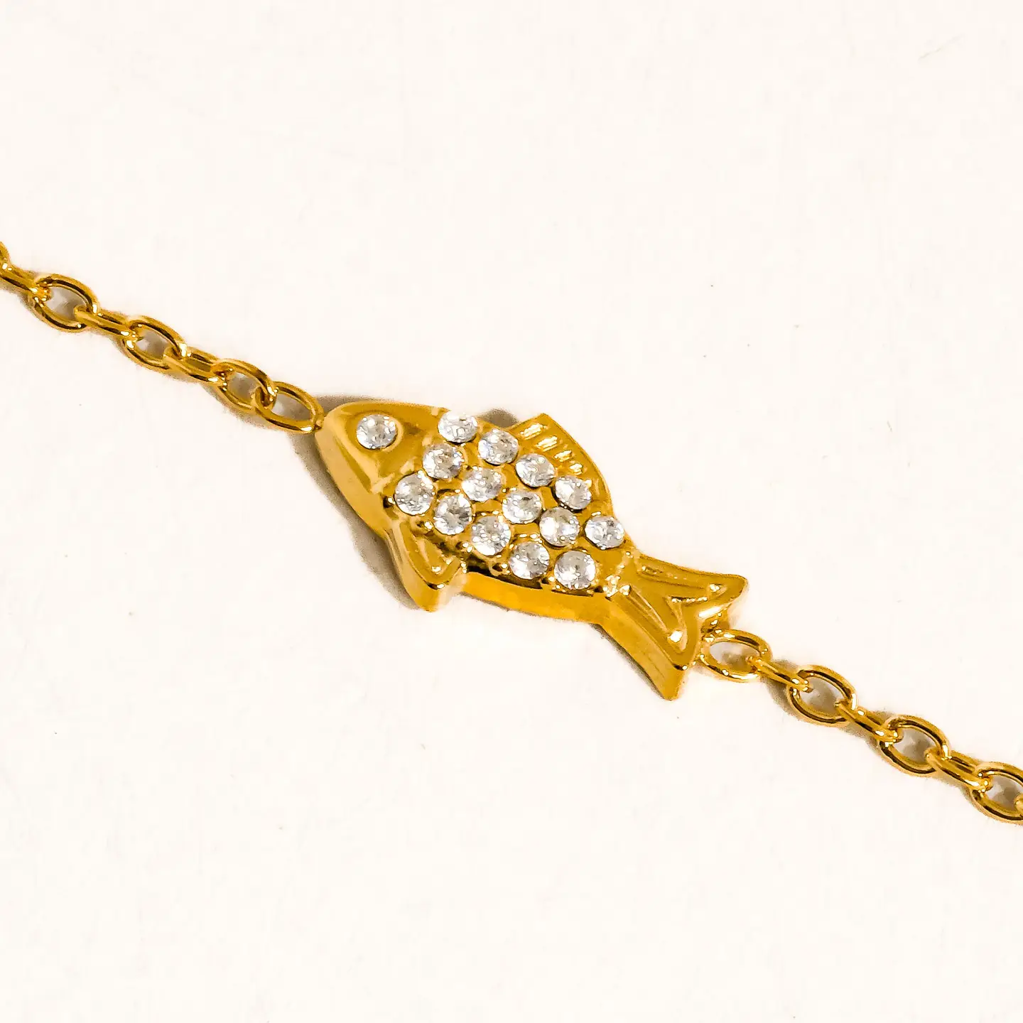 MULTIPLE STYLES Quincee 18K Gold Non-Tarnish Summer Ocean Cz Bracelet