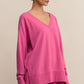 Weekender V Neck Pink