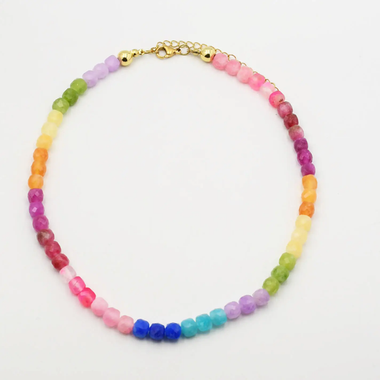 Multi gemstone necklace