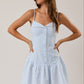 Lily Blue Gingham Dress