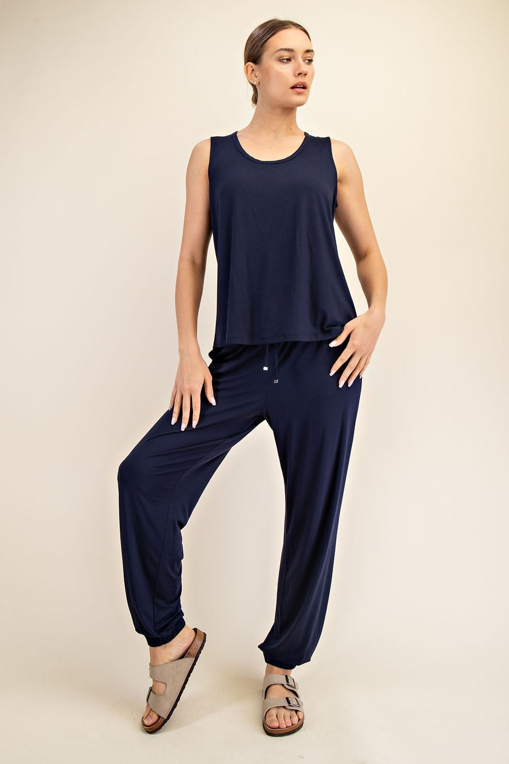 Modal tank top navy