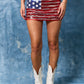 Lora Low Rise Usa Flag Sequins
