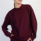 Mock Neck Cherry Pullover