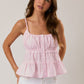 Lucy Pink Gingham Top