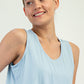 Modal Sleevelss tank blue