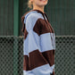 Striped Oversized Hoodie Sweater