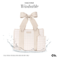 Special Edition Jelly Tote w/ Phone Pouch Latte Gingham Bow