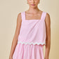 Dasha Pink Ric Rac Top