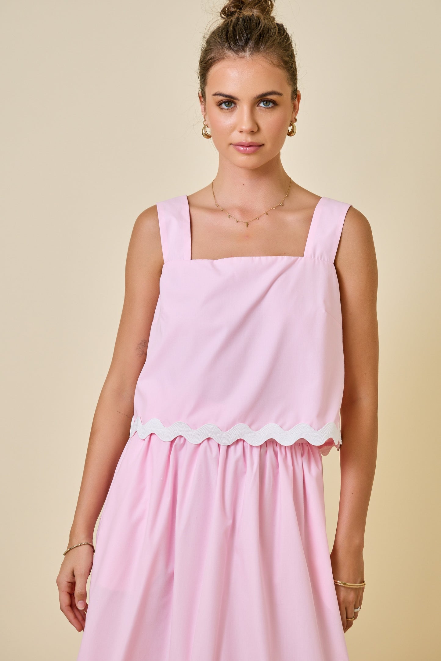 Dasha Pink Ric Rac Top