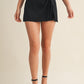 Kinsley Black Wrap Skirt