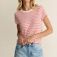 Junie Striped Tee Lychee